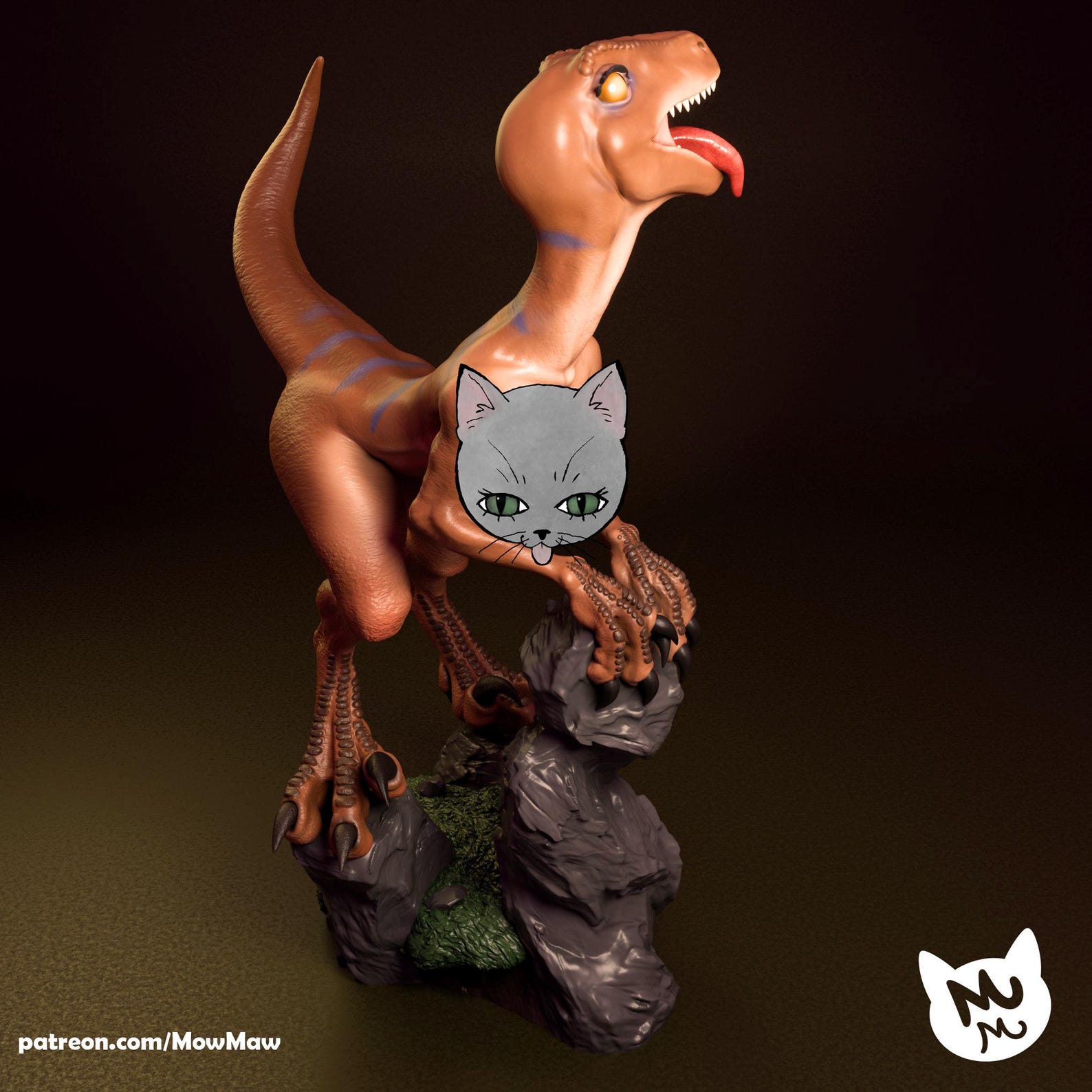 Lady Raptor Raptor Lady Model Kit | Mow Maw - Etsy
