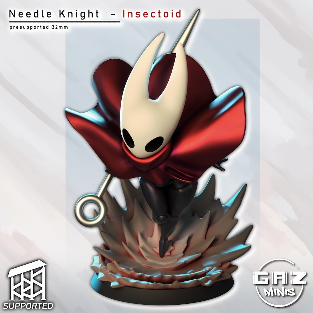 Needle Knight Insectoid Miniature | 3D Resin Printed Figurine | Gaz ...