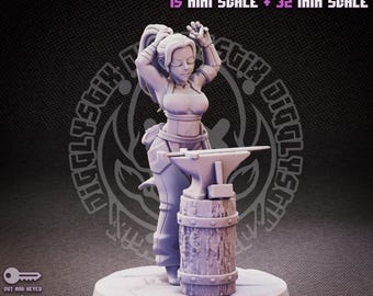 Haarelastiekje smid pin-up miniatuur | Jigglystix