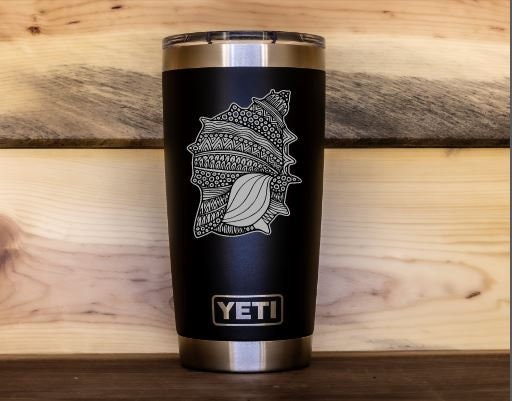 Personalized Name Design, Laser Engraved yeti Stainless Steel Travel Mug  Available in Your Choice of Duracoat Colors Not A Sticker