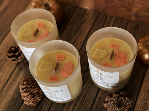 ButterBrew | HP Inspired Natural Soy Wax Candle | Glitter Butterscoth Scented Candle | 7oz Candle Jar | Cute Nerdy Book Gift