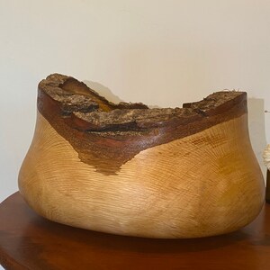 Live Edge Wood Bowl