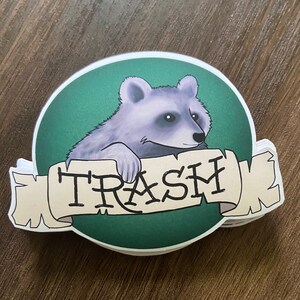 Trash Boi Raccoon Sticker