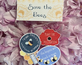 Save the Bees Sticker Pack