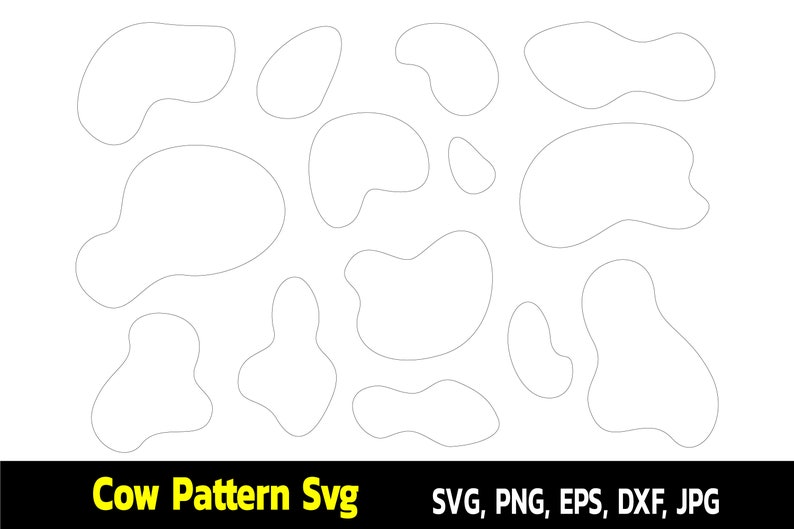 Cow Print, Cow Spots, Cow Print Pattern - Etsy