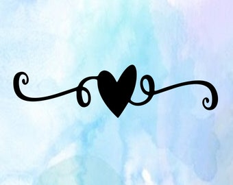 Download Swirl Heart Etsy