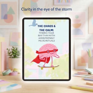 ADHD Routine Kit – Neurodivergent Planner, Habit Workbook (Digital Download)