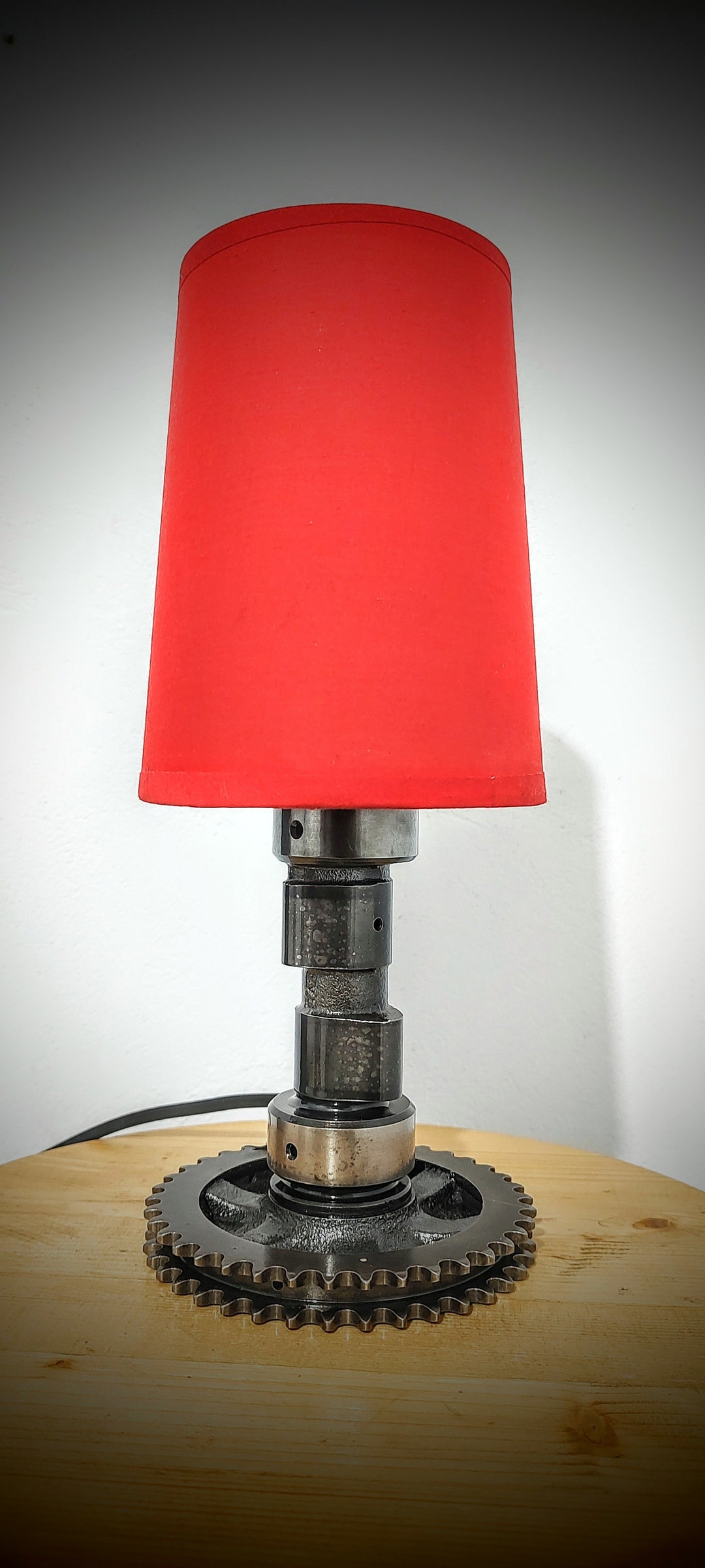 Night Lamp Camshaft Auto Parts Handmade Scrap Metal Etsy