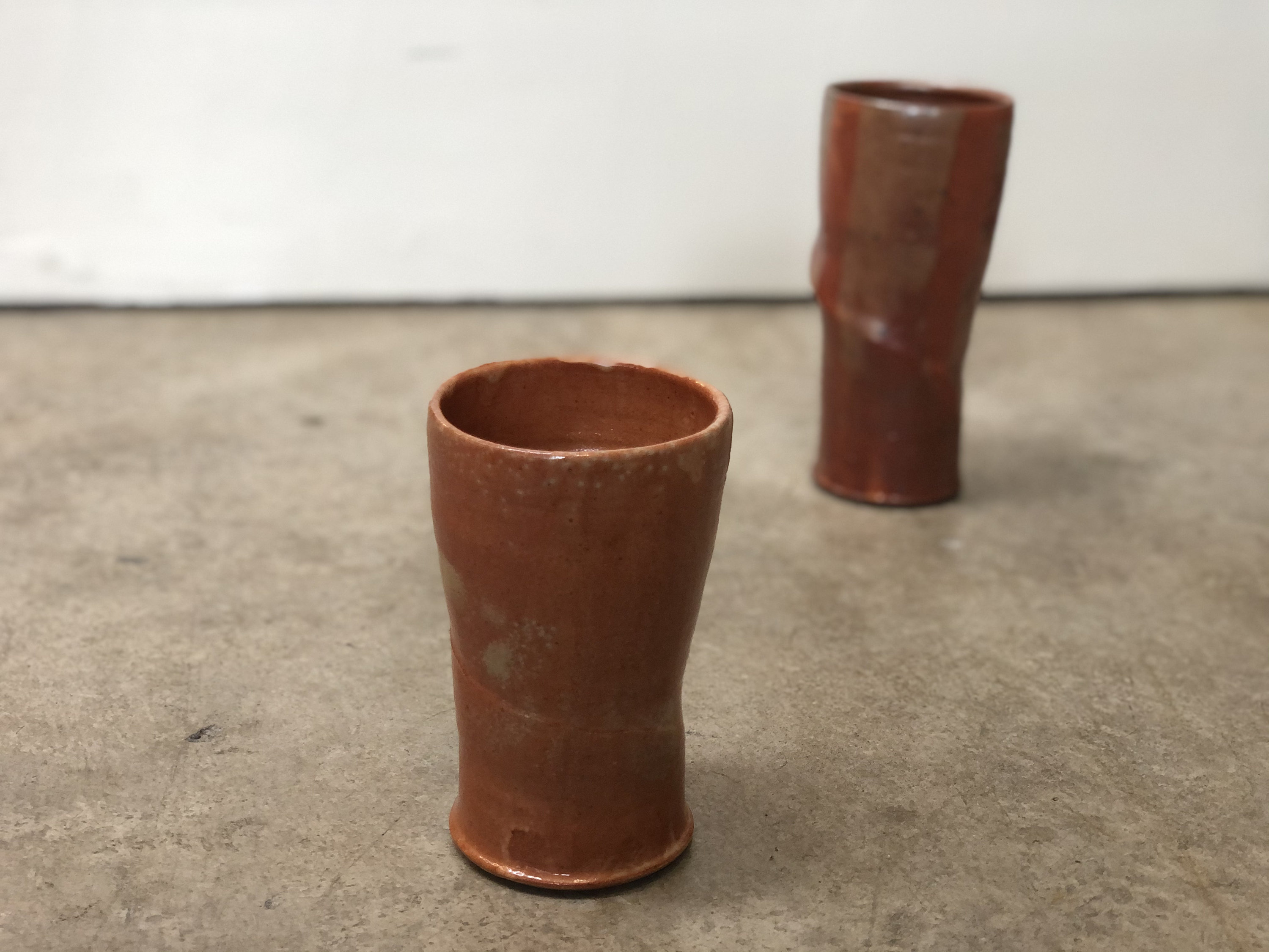 Vintage Ceramic Cylinder Shaped Vases Etsy