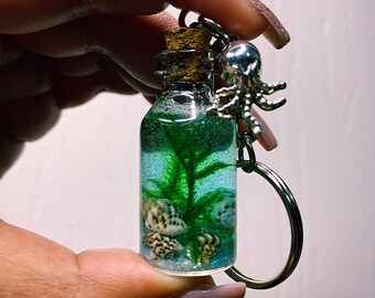 Underwater Charm Bottle (Necklace and Keychain)