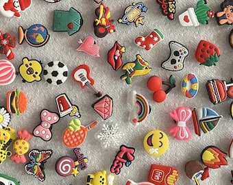 Jibbitz | 10, 15, 20 pcs Random Cartoon Charms | Shoes Accessories | PVC Shoe Decorations For Crocs