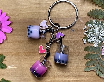 Bubble Tea Charm Keychain | Boba Lover Gift