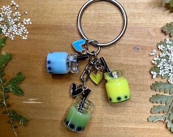 Bubble Tea Charm Keychain | Boba Lover Gift