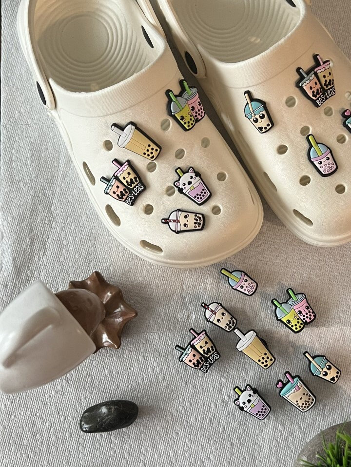 Cute Boba Jibbitz Charms for Crocs Boba Coffee Crocs Charms Bubble Tea Jibbitz 8 Different Styles Etsy Ireland