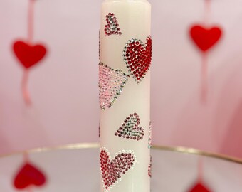 Custom Bedazzled Wax Candles | Candle Gifts | Unique Bling Rhinestone Candles