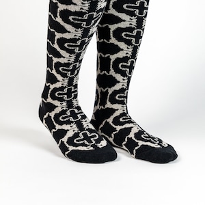 Horse and Shoe Socks | High Knee Adult And Youth Tall Equestrian Socks | Horse Gifts & Accessories For All Ages | Novelty Horse Themed Socks