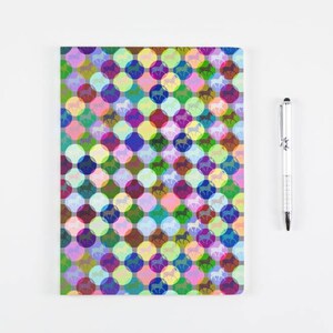 Otto Colorful Horse Print Notebook | Horse Themed Journal | Equestrian Themed Gifts For Girls And Women | Lined, Blank Glue-Bound Notebook