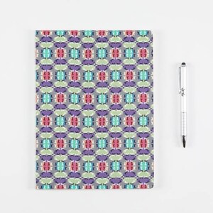 Sette Colorful Horse Print Notebook | Horse Themed Journal | Equestrian Themed Gifts For Girls And Women | Lined, Blank Glue-Bound Notebook