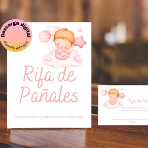 Babyshower Juego Imprimible in Español Divertido para Fiesta de Bebé