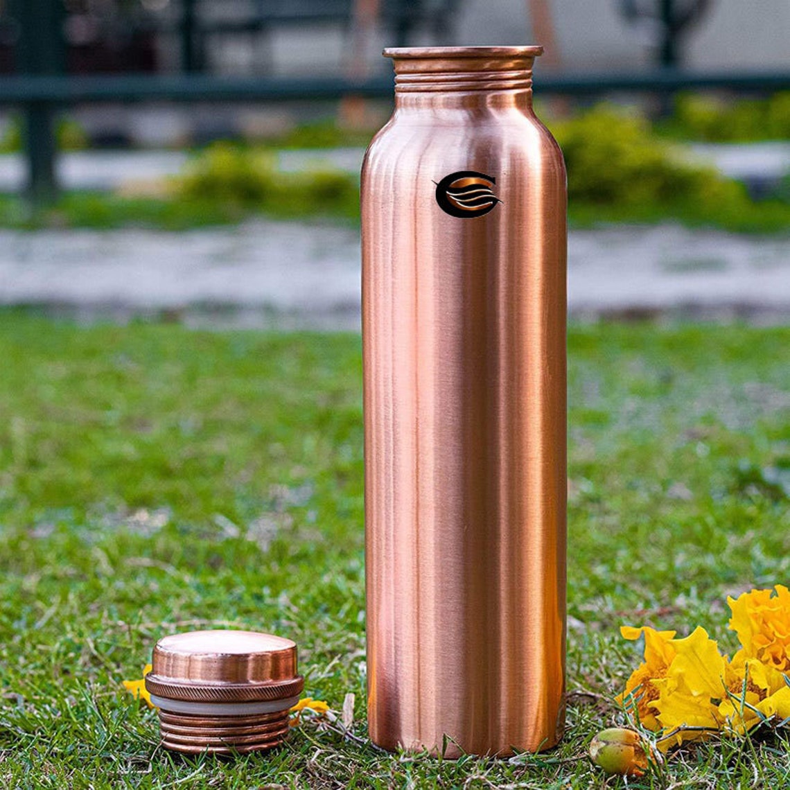 cold water in copper bottle