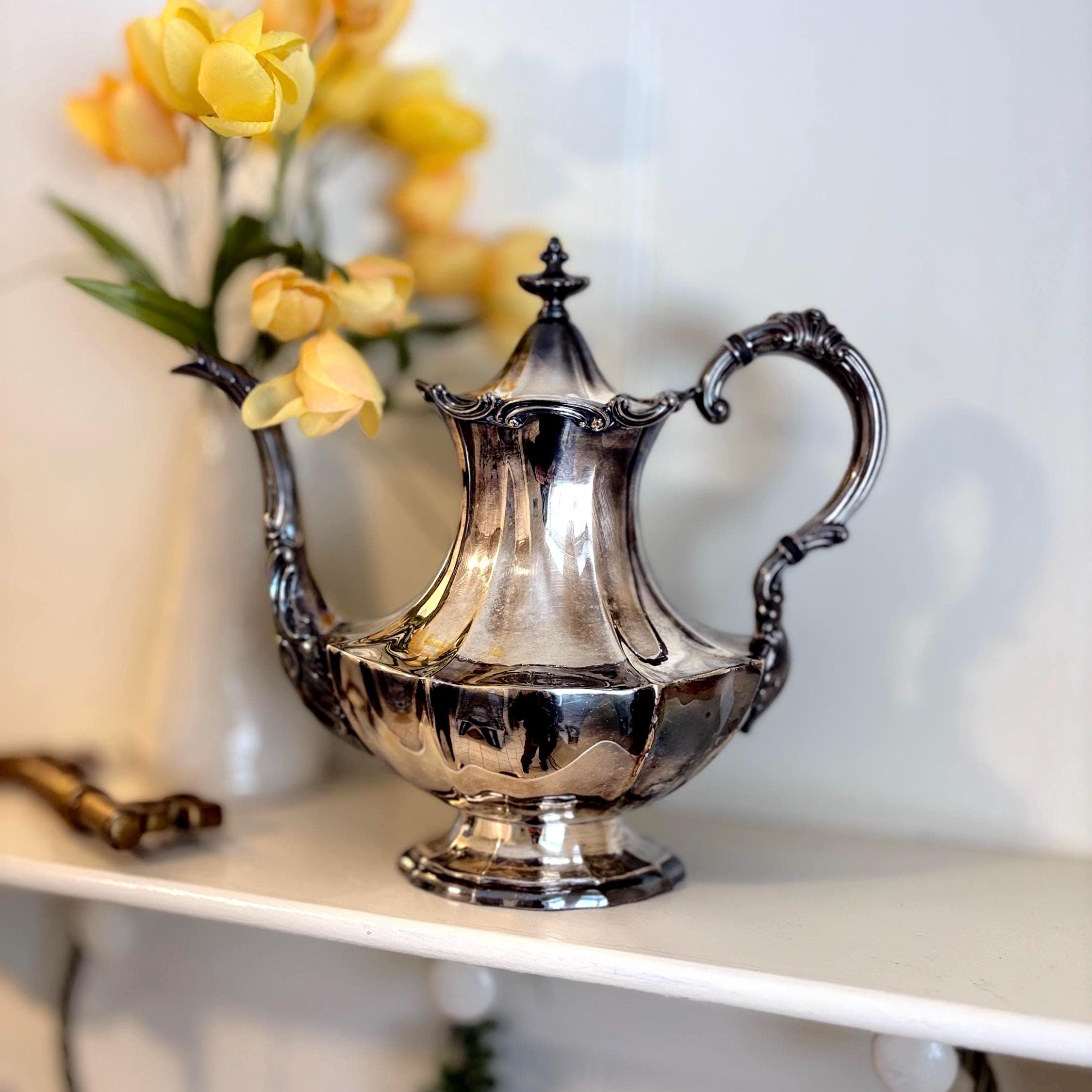 Reed and Barton Victorian Tea Set - Etsy