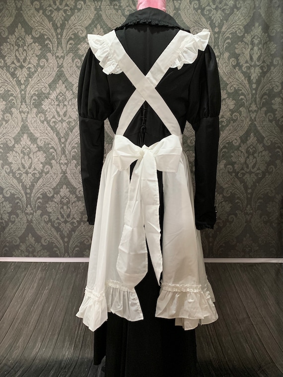 knee length dresses for ladies Maid Outfit Cute Uniform Long Sleeve And Short Sleeve Cosplay Costume For  Sale – Rolecosplay