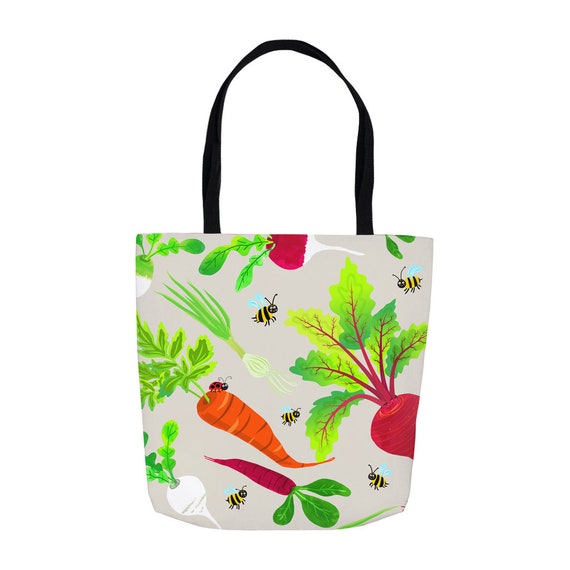 Farmers Market Veggies Tote Bag