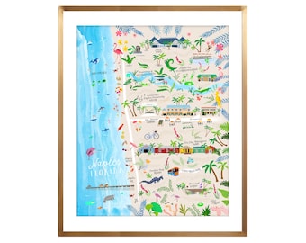 Naples Florida / Naples Pier / Tropical Print / Port Royal