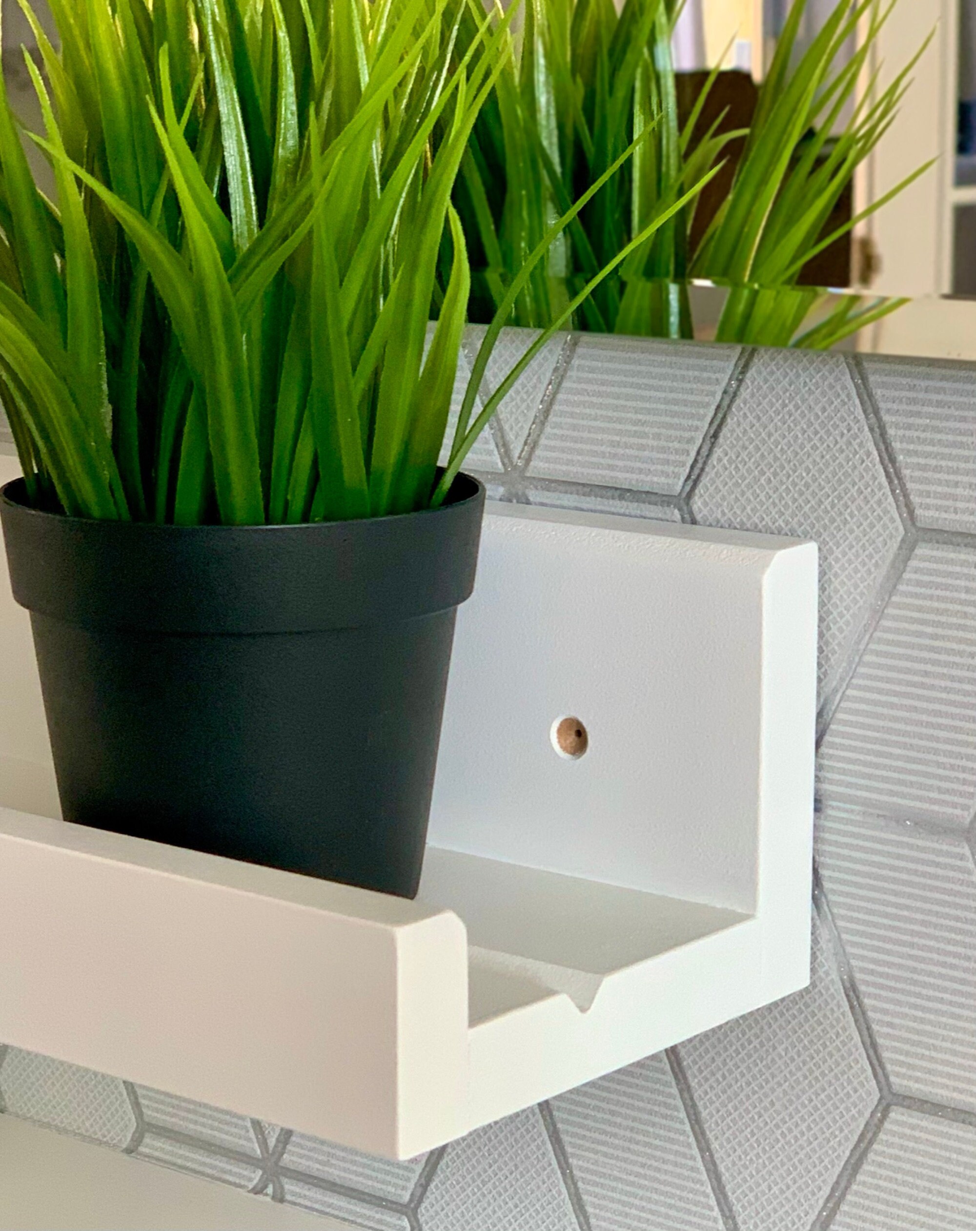 Picture Ledge. Picture shelf. Picture ledge shelf. Black Etsy