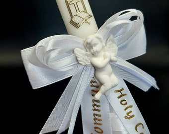 First Holy Communion Candle 35 cm long Church candle Baptism ceremony