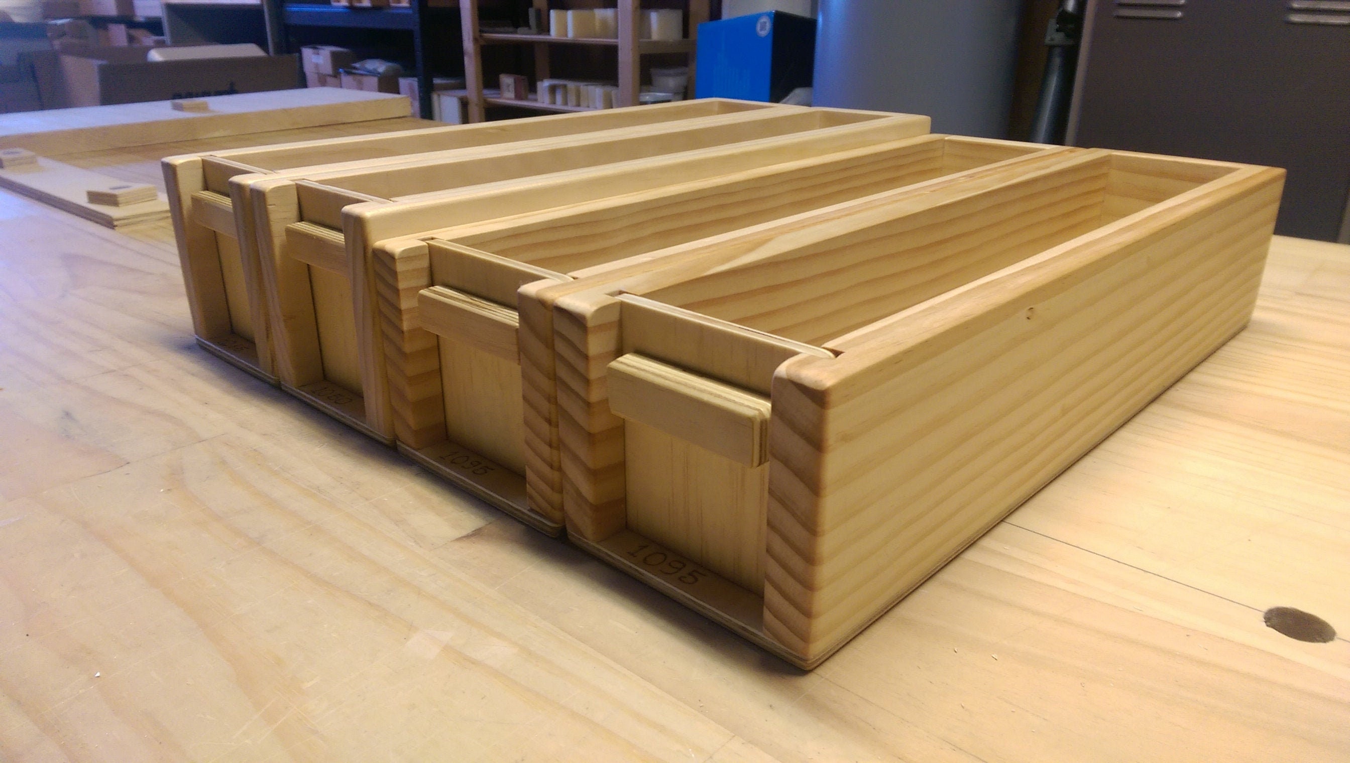 Wood Soap Mold x 2 Internal 435 x 75 x 90 Batch 2.9Kg each Etsy