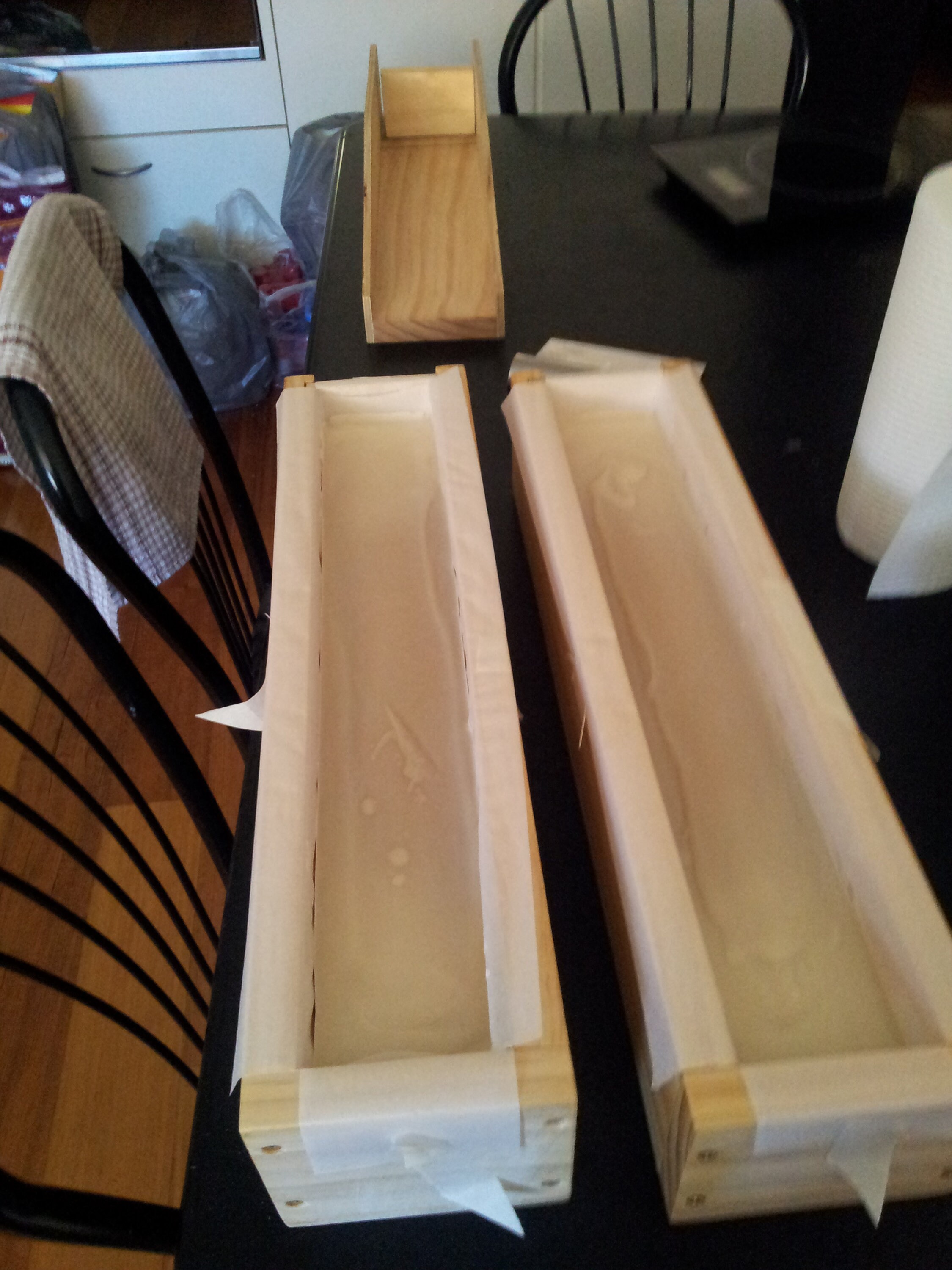Wood Soap Mold x 2 Internal 435 x 75 x 90 Batch 2.9Kg each Etsy