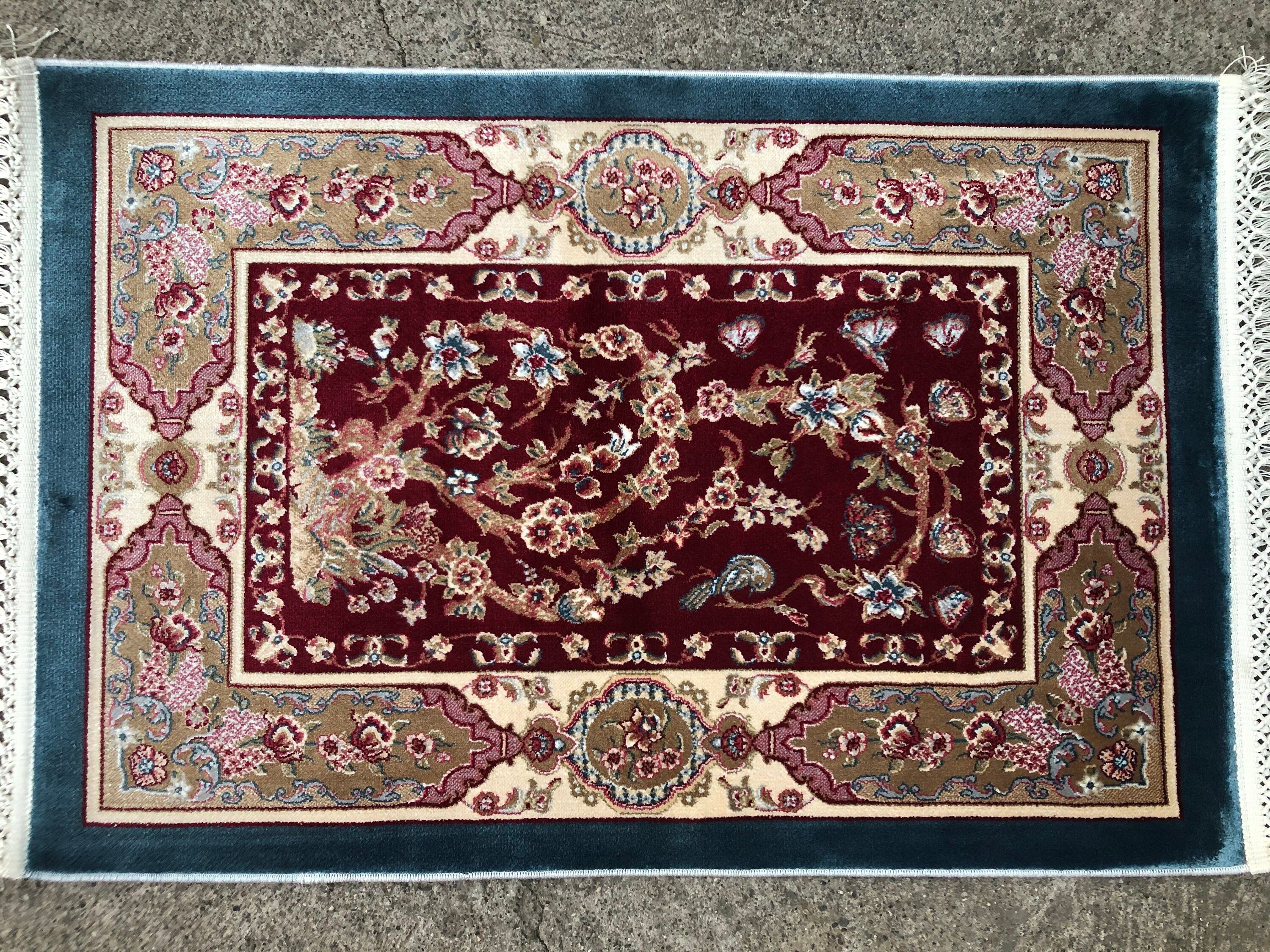 Bamboo Decorative Rug Bamboo Silk Rug 1.6 X 2.2 FEET Red Etsy