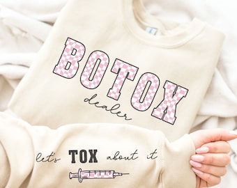 Botox Dealer Sweatshirt, Skincare Dealer Sweater, Aesthetic Nurse PA NP Injector, Cosmetic Nurse Apparel, Filler Injector, Esthetician Gift