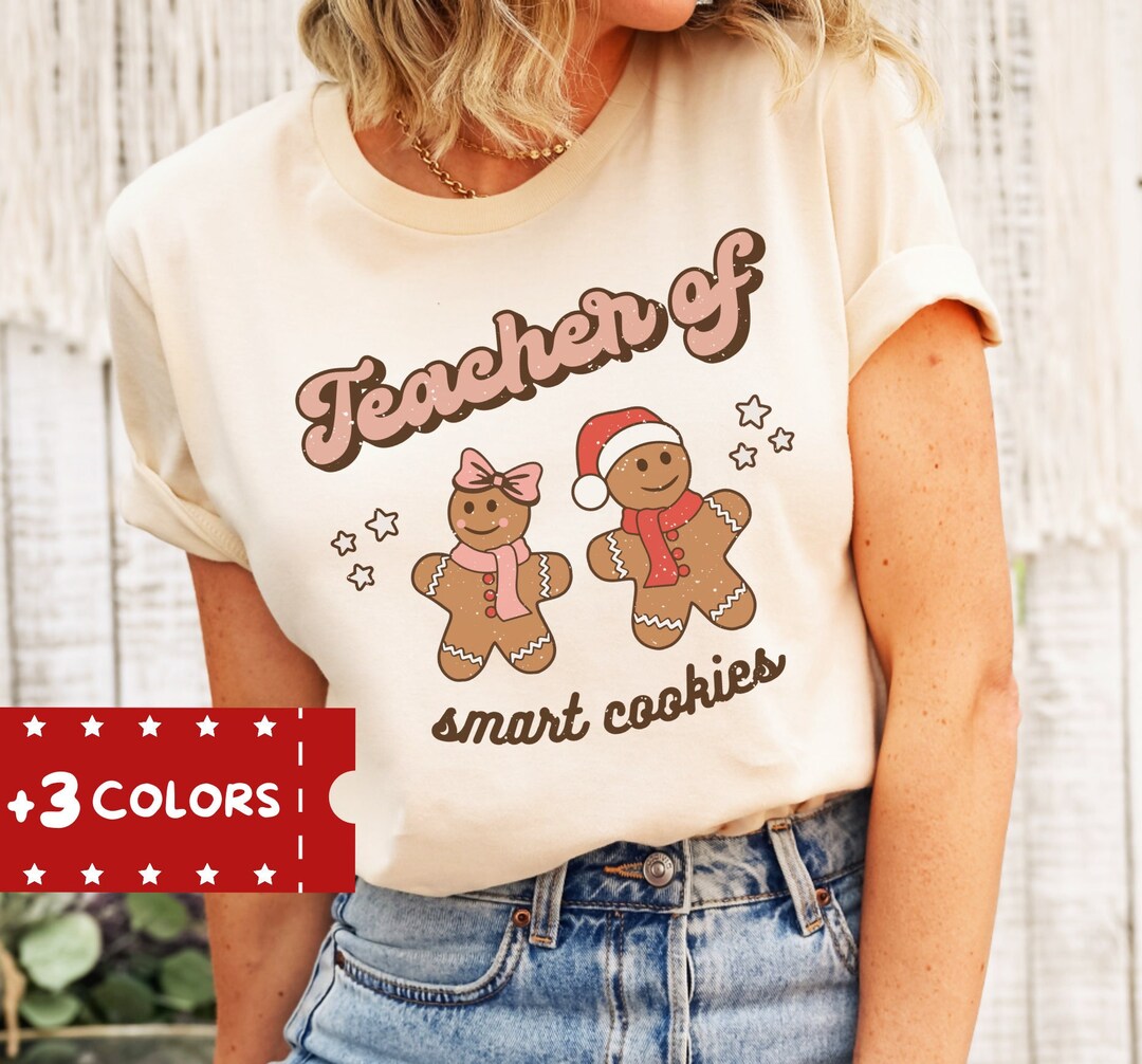 Comfort Colors Chrstmas Tree Shrt For Women, Holday T Shrt, Festve...