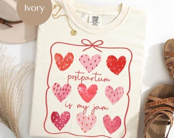 Mother Baby Nurse Shirt, Postpartum Valentines Day Shirt, NICU Nurse T-shirt, Postpartum RN, Cute Baby Nurse Shirt, Ob Nurse Tee, PICU Shirt