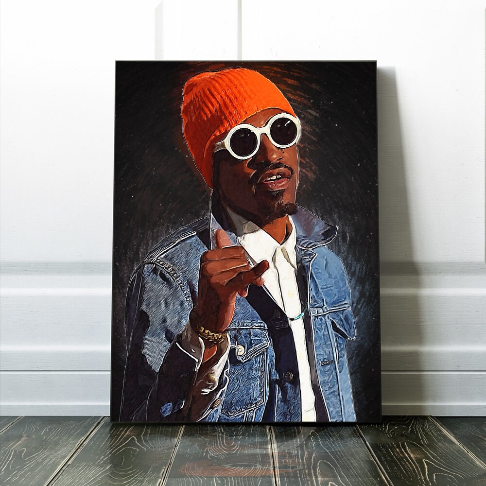 Rapper Poster Hip hop print Music Gift Rap Wall Art Etsy