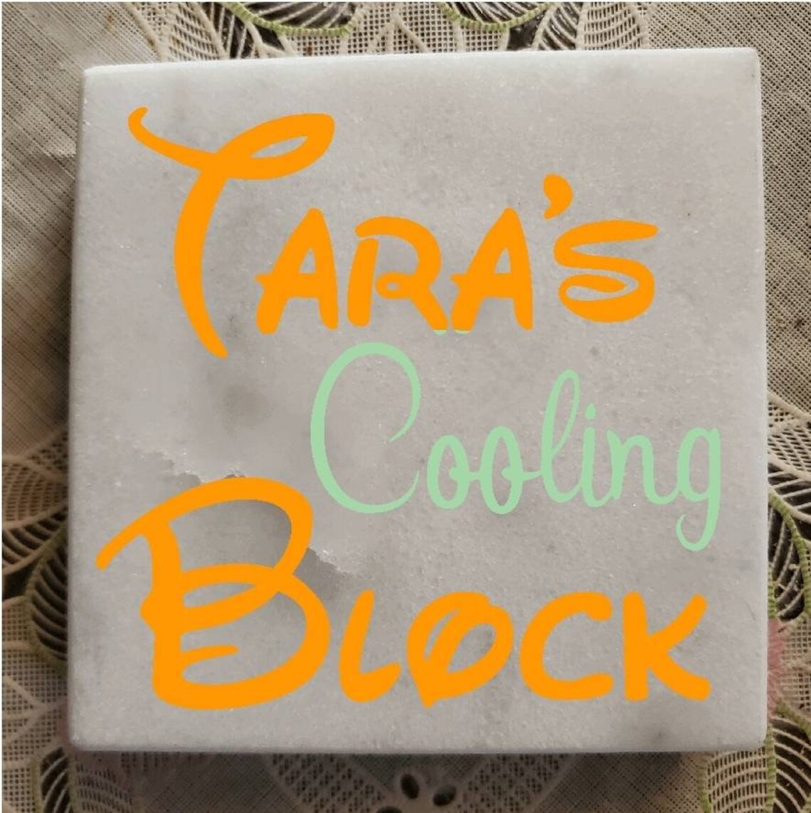 HTV Cooling Block/ Custom Name HTV Cooling Block/ Business Etsy