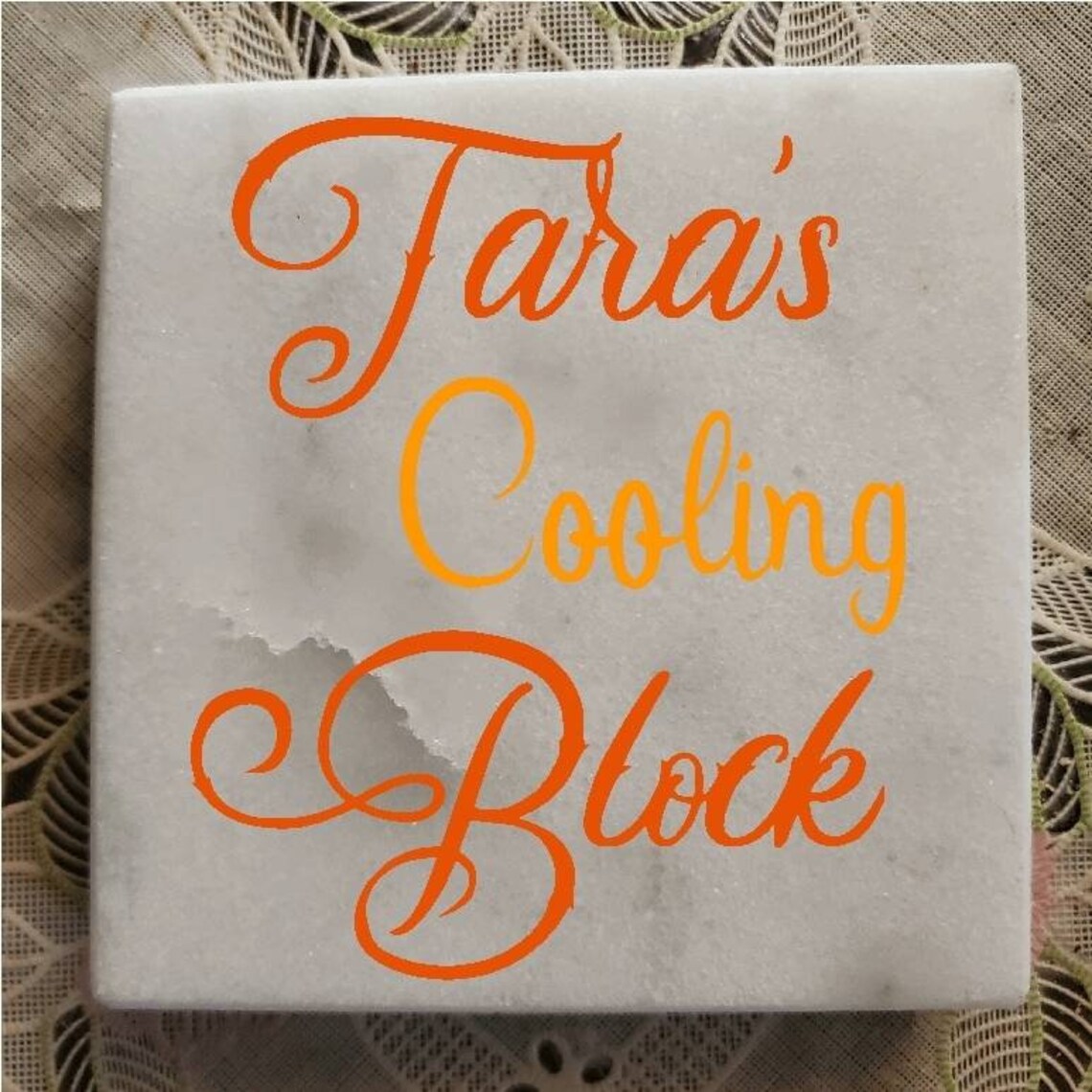 HTV Cooling Block/ Custom Name HTV Cooling Block/ Business Etsy