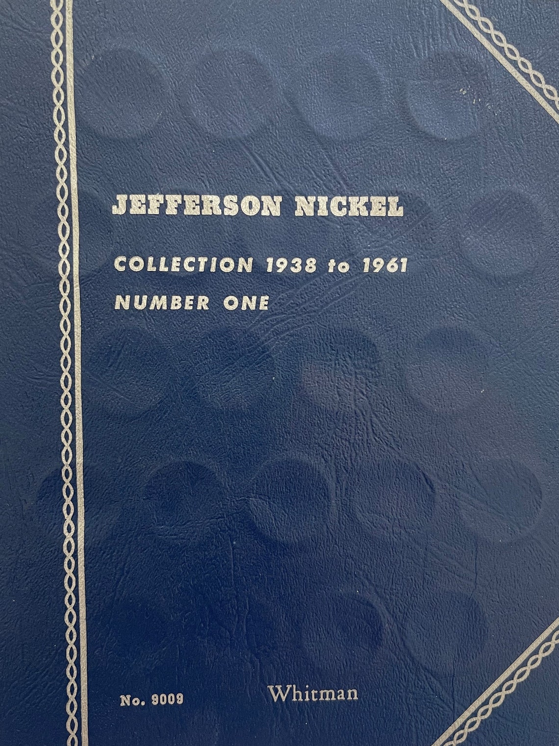 Whitman coin folder Jefferson Nickels 1938 thru 1961 with 25 Etsy