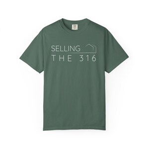 Säljer 316-t-shirt | Fastighetshuskontur, stadsriktnummer-t-shirt