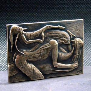 Necronom V - Giger - Relieve coleccionable - Raro - Miniatura de escritorio - Alien