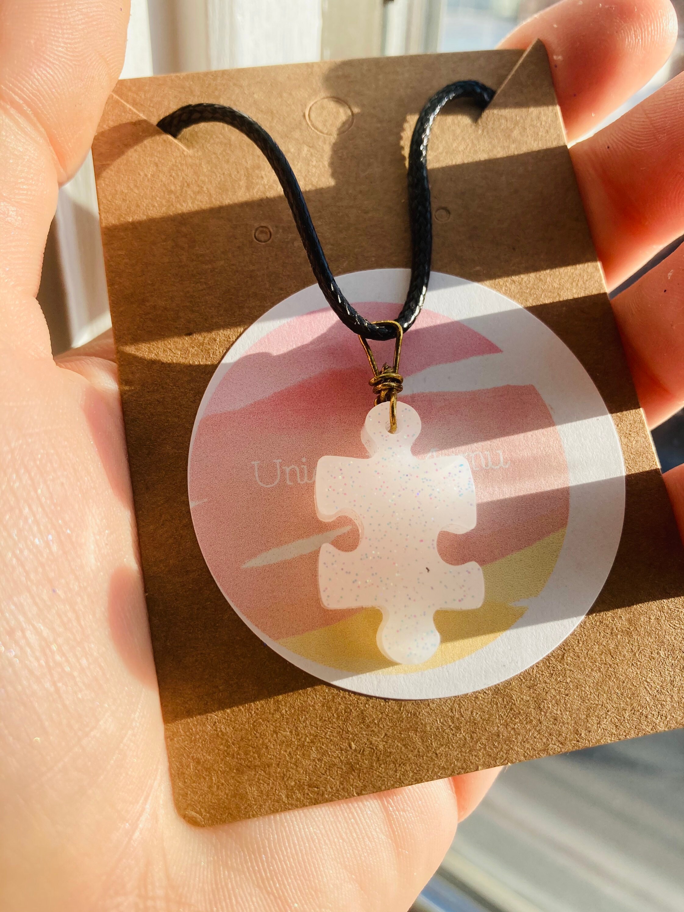 Faux Leather Necklace Etsy