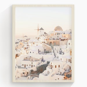 Santorini Print | Greece Print | Travel Print | Mediterranean  Poster  | Photography Print | Wall Decor | Home Decor | Printable Art