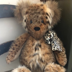 Teddy bear leopard coat online