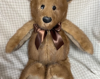 Fur Memory Bears-Keepsake memory bears from a coat or clothing you provide.