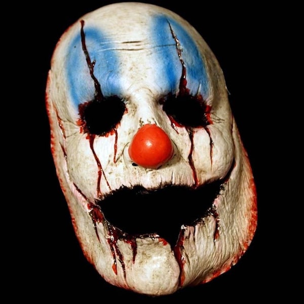 Lord Grimley's Manor Faceless Clown Latex Halloween Half Mask