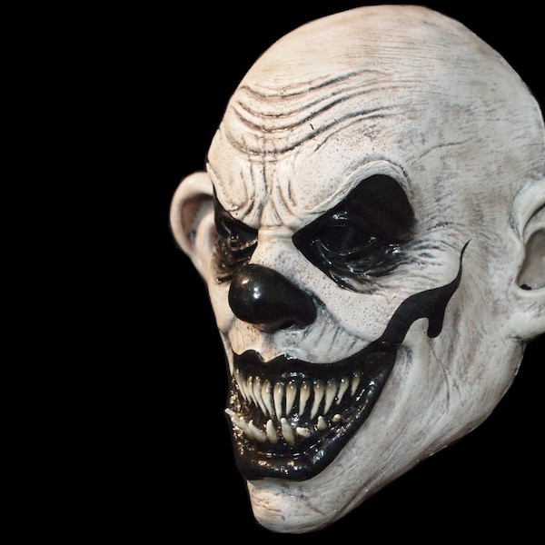 Lord Grimley’s Manor Midnight Clown Latex Halloween Half Mask