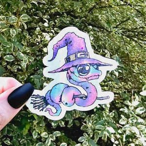 Glitter Witch Snake Sticker, Witch Sticker, Snake Sticker, Pastel Sticker, Glitter Sticker, Magic Sticker, Stickers, Sticker, Water Bottle