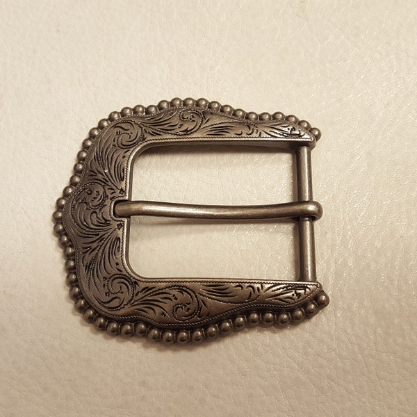 Western Style Antique Nickel Finish Buckle